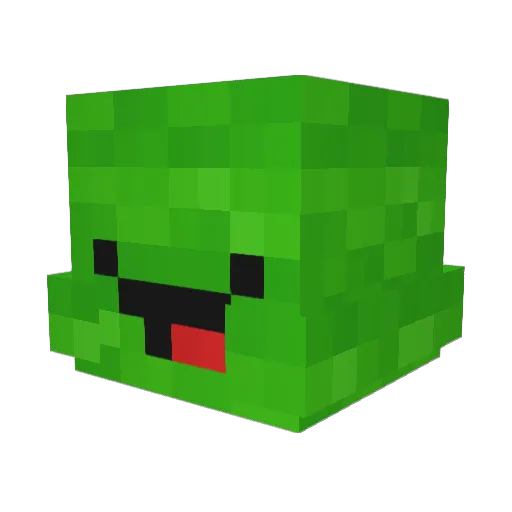 France8 Minecraft avatar head, 3D render