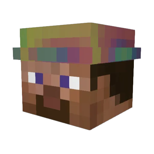 Francesco80Fame Minecraft avatar head, 3D render
