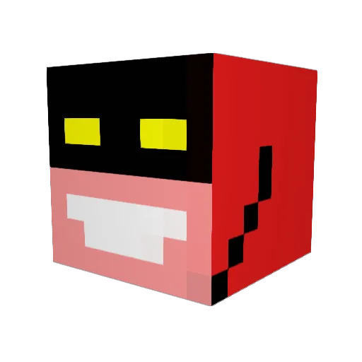 FrancescoTG Minecraft avatar head, 3D render