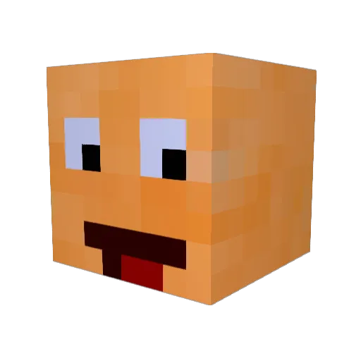 FranchALT Minecraft avatar head, 3D render