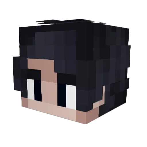 FranchescoEc Minecraft avatar head, 3D render