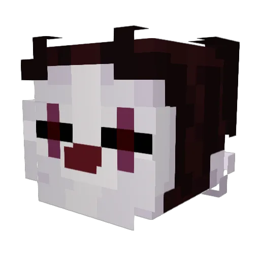Francinis Minecraft avatar head, 3D render