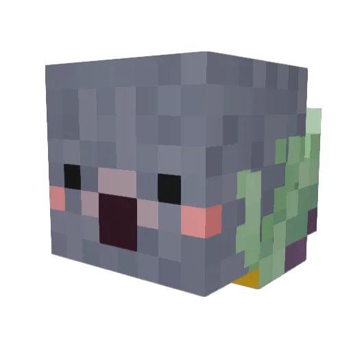 Francis_Pigeon Minecraft avatar head, 3D render