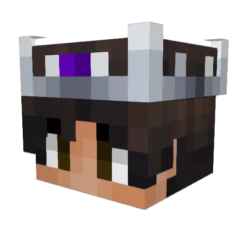 FranciscoIDK Minecraft avatar head, 3D render
