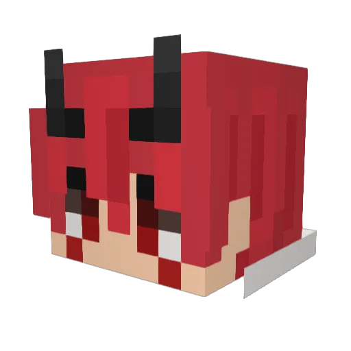 FranciscoR1508 Minecraft avatar head, 3D render
