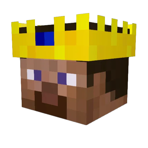 FranciskoXD Minecraft avatar head, 3D render