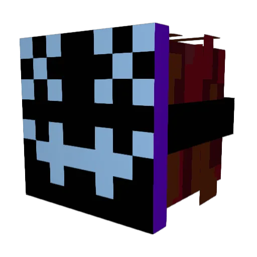 Franco2107 Minecraft avatar head, 3D render