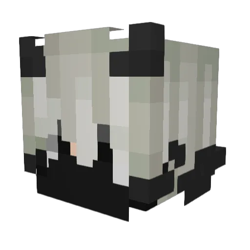 FrancoB10 Minecraft avatar head, 3D render