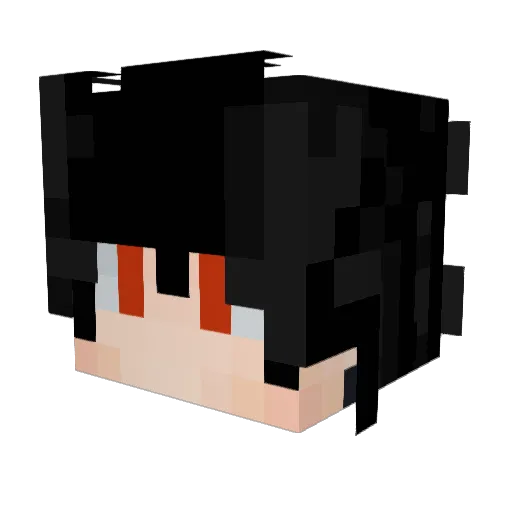 FrancoPark Minecraft avatar head, 3D render