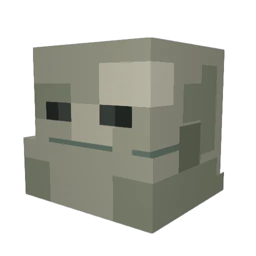 FrancoXe Minecraft avatar head, 3D render
