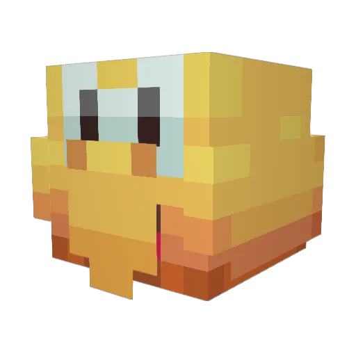 Franco_205 Minecraft avatar head, 3D render