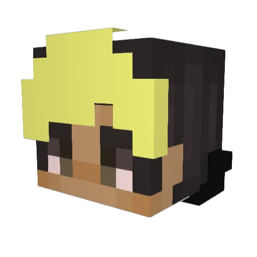 Franco_23 Minecraft avatar head, 3D render