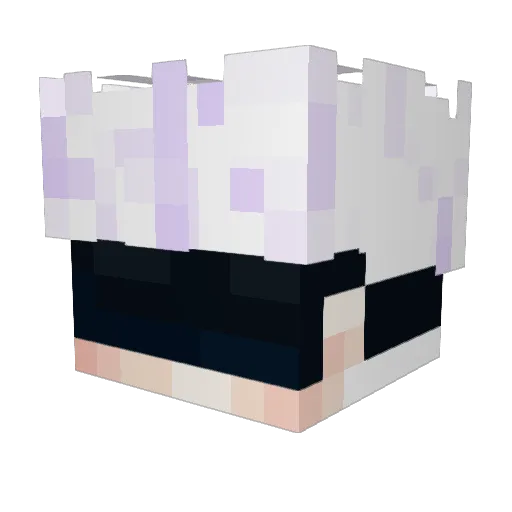 Francocoloco Minecraft avatar head, 3D render