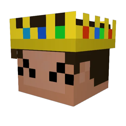 Francoconutss Minecraft avatar head, 3D render