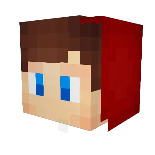 Francopenelopeb Minecraft avatar head, 3D render