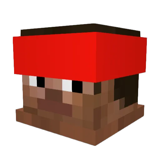 FranekIXpro Minecraft avatar head, 3D render