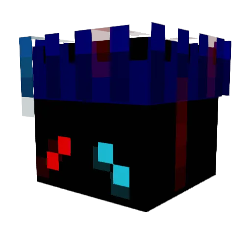 Franex0897 Minecraft avatar head, 3D render