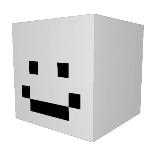 FrankBenas Minecraft avatar head, 3D render