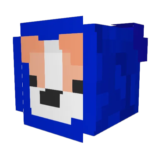FrankElBug Minecraft avatar head, 3D render