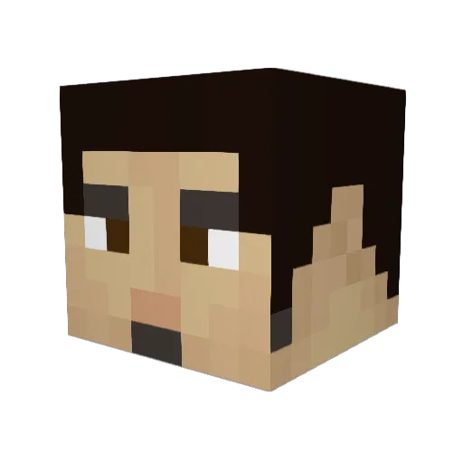 FrankHarper Minecraft avatar head, 3D render