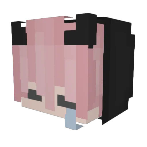 FrankLinn1121 Minecraft avatar head, 3D render
