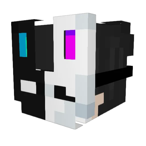 Frank_Gamer Minecraft avatar head, 3D render