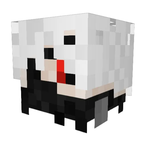 Frankazzer Minecraft avatar head, 3D render