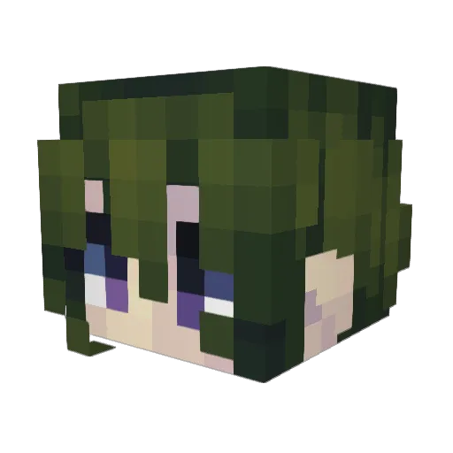 FrankensteinJoe Minecraft avatar head, 3D render