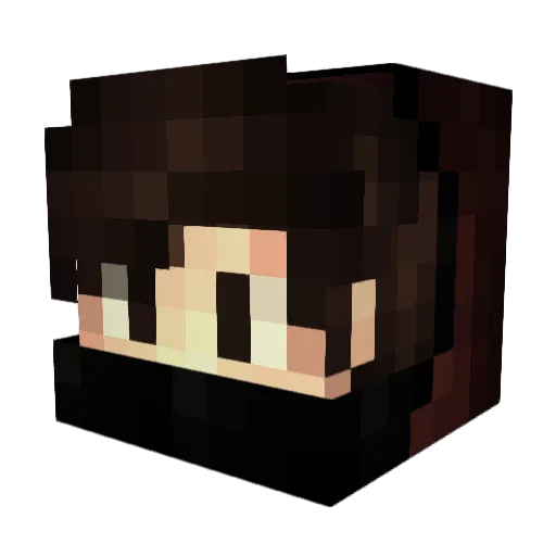 FrankiBH Minecraft avatar head, 3D render