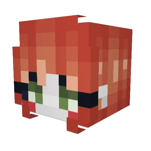 FrankieBee38 Minecraft avatar head, 3D render