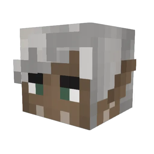 FrankieFatal Minecraft avatar head, 3D render