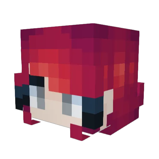 FrankieHopper Minecraft avatar head, 3D render