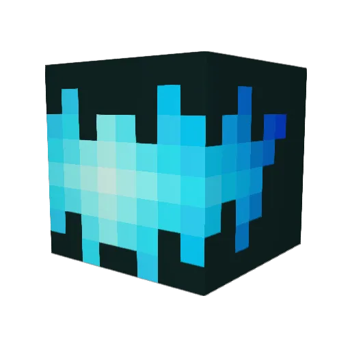 FrankieReef Minecraft avatar head, 3D render