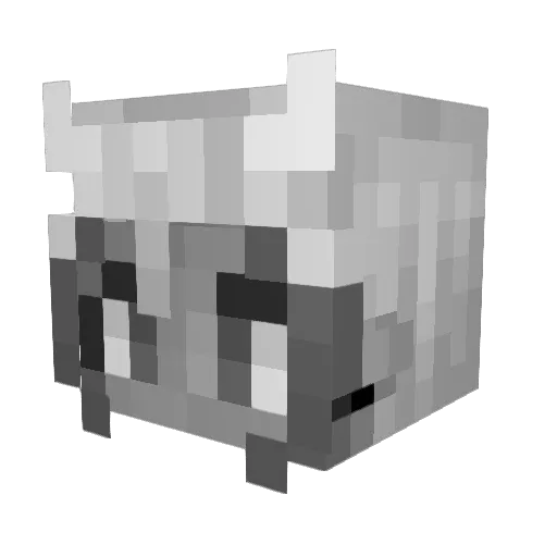 Frankiefilms Minecraft avatar head, 3D render
