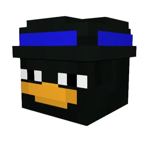 FrankitoCZ Minecraft avatar head, 3D render