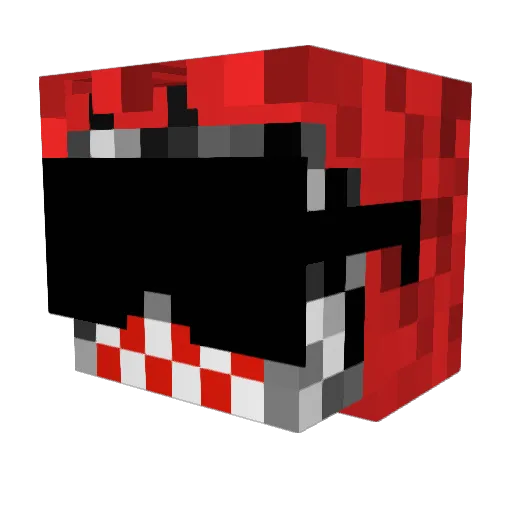 Franklin_Star Minecraft avatar head, 3D render