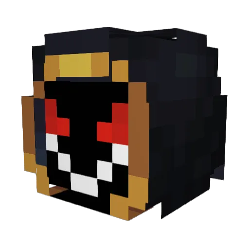 Franko20 Minecraft avatar head, 3D render