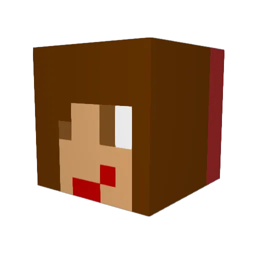 Frankster22 Minecraft avatar head, 3D render