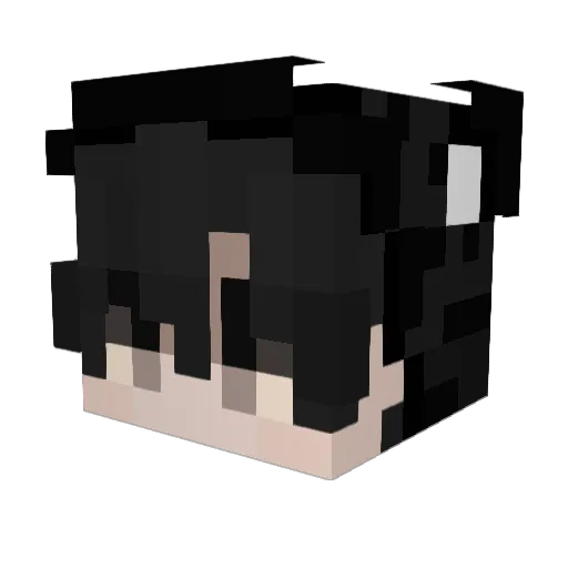 Franky907_ Minecraft avatar head, 3D render