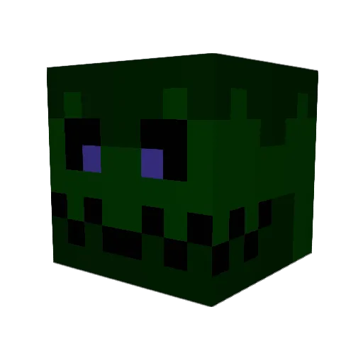 FrankyBeetles Minecraft avatar head, 3D render
