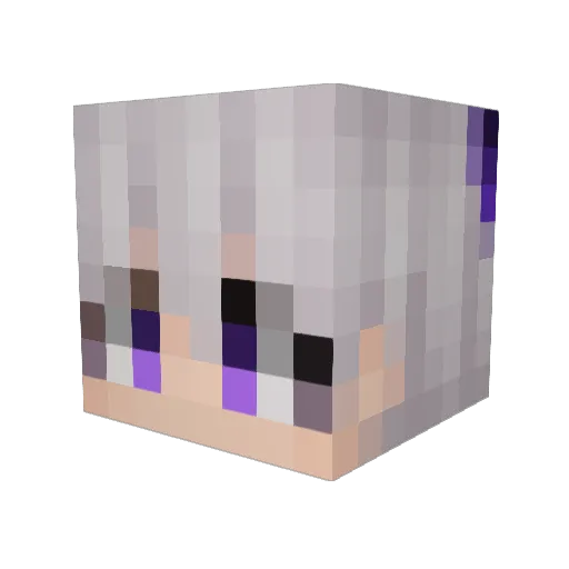 FrankyDM Minecraft avatar head, 3D render