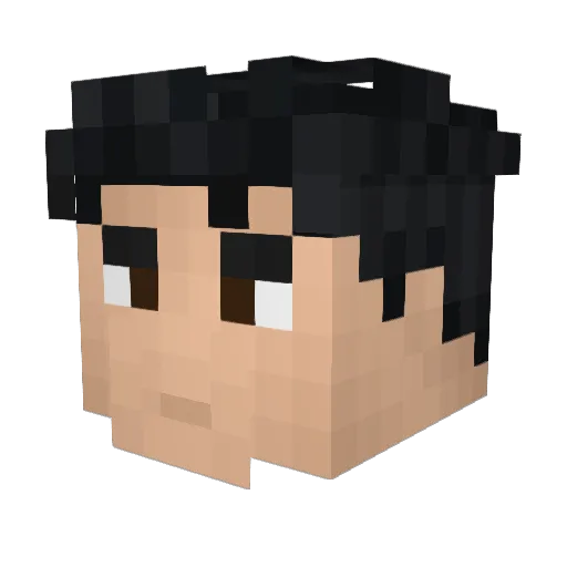 FrankyTheSlayer Minecraft avatar head, 3D render
