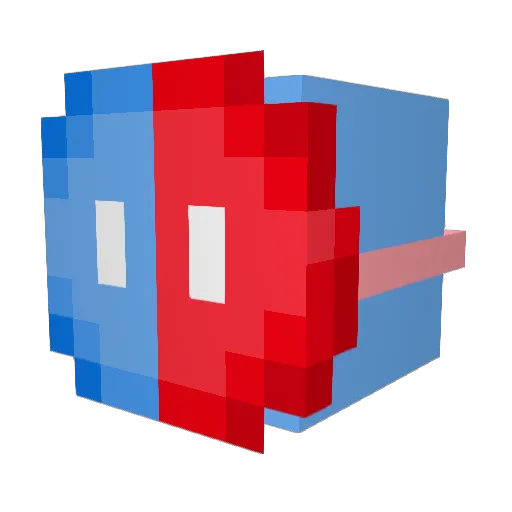 Frankyto Minecraft avatar head, 3D render