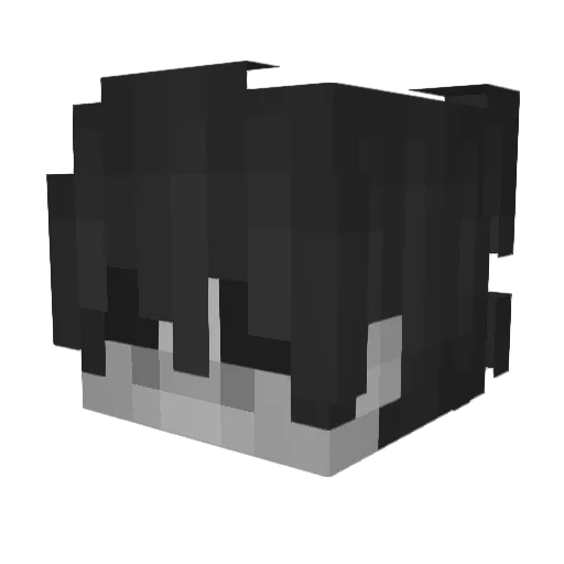 Frankzzy Minecraft avatar head, 3D render