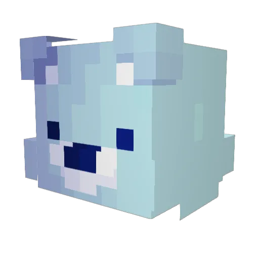 Franny4491 Minecraft avatar head, 3D render