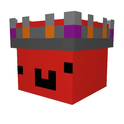 Frannzzzzz Minecraft avatar head, 3D render