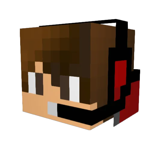 Frans_74 Minecraft avatar head, 3D render