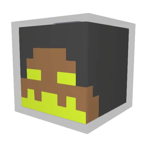 FranshuuGR Minecraft avatar head, 3D render