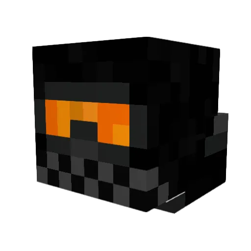 Franso Minecraft avatar head, 3D render