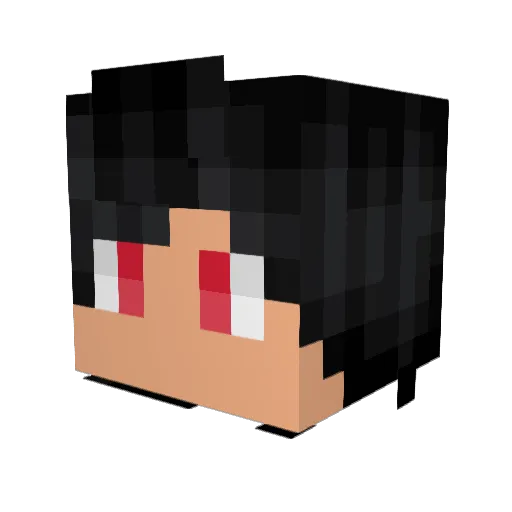 Frantaj Minecraft avatar head, 3D render